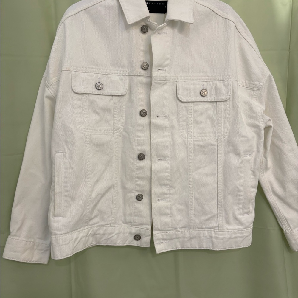 ASOS Oversized White Denim Jacket